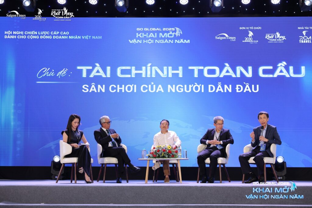 Tọa đàm Tài chính toàn cầu tại hội nghị Go Global 2025.